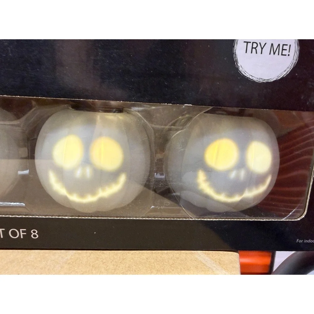 Nightmare Before Christmas String Lights Jack Skellington Halloween Musical 🩻🎃